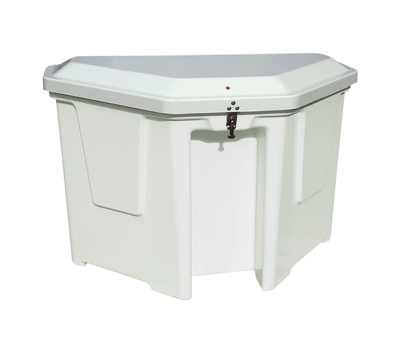 Taylor Made Triangle Poly White Storage Box 50"x32"x36"  • 123661