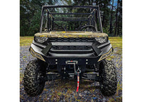 Thumper Fab 19-24 Polaris Ranger 1000 Front Winch Bumper, Without Lights, Black   • TF010501-BK-GR