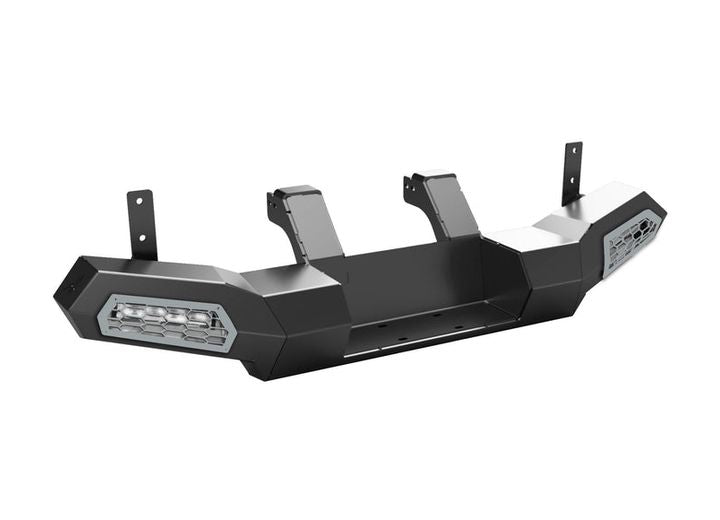 Thumper Fab 17-23 Polaris General Winch-Ready Rear Bumper w/ LED Lights, Black  • TF030601-BK-L