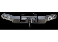 Thumper Fab 17-23 Polaris General Winch-Ready Rear Bumper w/ LED Lights, Black  • TF030601-BK-L