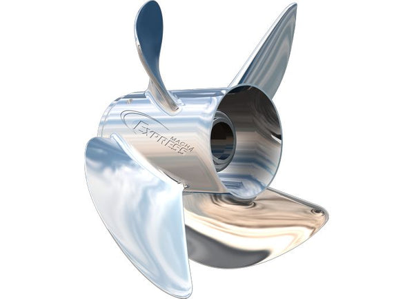 Turning Point Propellers Express Mach4 - Right Hand - Stainless Steel Propeller - EX1/EX2-1423-4 - 4-Blade - 13" x 23 Pitch  • 31432330