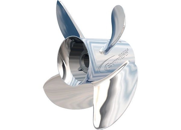 Turning Point Propellers Express Mach4 - Left Hand - Stainless Steel Propeller - EX-1515-4L - 4-Blade - 15" x 15 Pitch  • 31501542