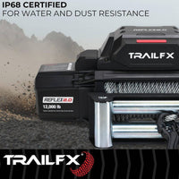 TrailFX Reflex 2.0 Steel Cable Winch 12000 Lb  • WR212B