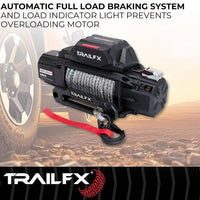 TrailFX Reflex 2.0 Synthetic Rope Winch 9500 Lb  • WRS295B