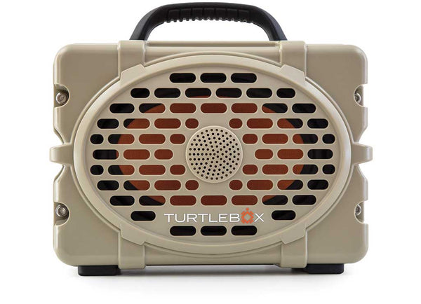 Turtlebox The Original Turtlebox Portable Speaker; Waterproof And Floats; Tan  • TB-ORIG-G3-TAN-BLK-BLK-2
