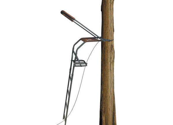 Trophy Treestands Highview Maxgrip Deluxe 16 ft Ladderstand  • HVL100R