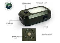 Overland Vehicle Systems Wild Land Camping Gear - UFO Solar Light  Pods & Speaker  • 15049901