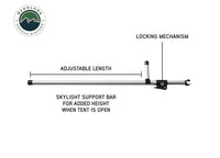 Overland Vehicle Systems Bushveld Hard Shell Roof Top Tent  • 18089901