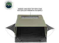 Overland Vehicle Systems HD Nomadic 3 Extended Soft Shell Roof Top Tent, Grey Body & Green Rainfly  • 18339936