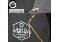 Overland Vehicle Systems HD Nomadic 2 Standard Soft Shell Roof Top Tent, Grey Body & Green Rainfly  • 18429936