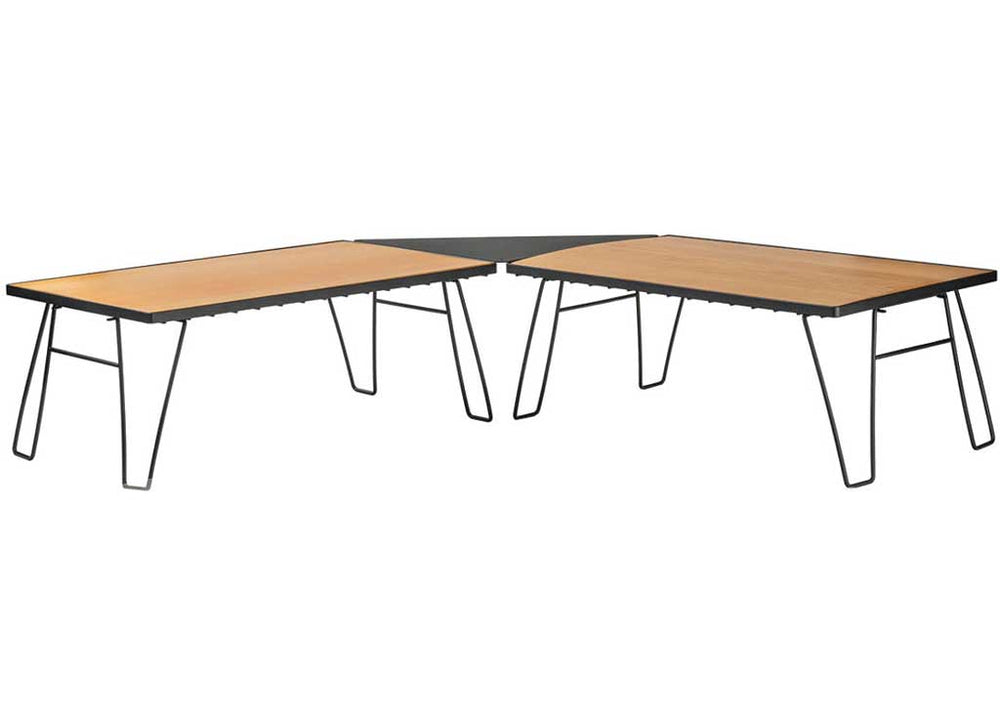 Overland Vehicle Systems Kick It Collapsible Camp Table - Wood Base & Storage Bag  • 30100030