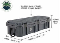 Overland Vehicle Systems D.B.S. - Dark Grey 117 QT Dry Box With Drain and Bottle Opener  • 40100021