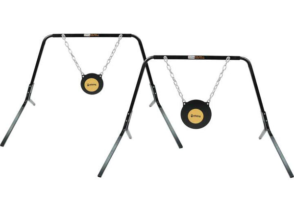 Viking Solutions Combination Complete AR500 Steel Targets, 8" & 10" Gongs with Separate Stands  • VKS-VGT810