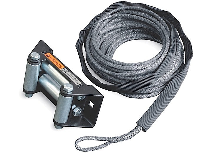 Warn Synthetic Rope Conversion Kit for RT40 with Roller Fairlead 7/32"x50'  • 77835