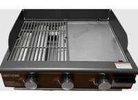 Greystone 25" Side By Side Griddle and Grill Combo, LP Gas  • HF2519A-3