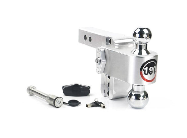 Weigh Safe 180 Turnover Ball 2" Shaft, 4" Drop, Chrome-Plated Steel Ball, Keyed Alike  • CTB4-2-KA