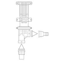 Whale Gulper Grouper Mk3 Fishbox/Waste Pump w/ 90° Ports - 12V  • BP4772