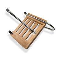 Whitecap 15" L x 18" W Teak Outboard Swim Platform with Handrails  • 60900