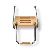 Whitecap 15" L x 18" W Teak Inboard/Outboard Swim Platform with 1-Step Ladder & Handrails  • 60903