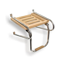 Whitecap 15" L x 18" W Teak Inboard/Outboard Swim Platform with 1-Step Ladder & Handrails  • 60903