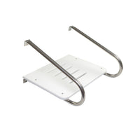 Whitecap 5" L x 18" W White Plastic Inboard/Outboard Swim Platform with Handrails  • 67901