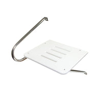 Whitecap 15" L x 18" W White Plastic Outboard Swim Platform with Handrails  • 67900