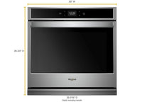 Whirlpool 30" 5.0 cu. ft. Smart Single Wall Oven with Touchscreen, Stainless Steel  • WOS51EC0HS