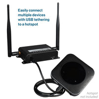 Winegard WiFiRanger Poplar Indoor Mobile Router, 2.4GHz WiFi, 5x 100Mbps LAN  • WR- PPLR