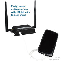 Winegard WiFiRanger Poplar Indoor Mobile Router, 2.4GHz WiFi, 5x 100Mbps LAN  • WR- PPLR