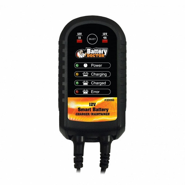 Battery Doctor Smart Battery Charger and Maintainer 12 Volt 1 & 4 Amp  • 20060