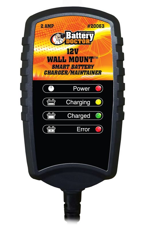 Battery Doctor 10 Volt 2 Amp Wall Mount Smart Battery Charger and Maintainer  • 20063
