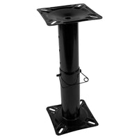 Wise 12"-18" Adjustable Black Steel Pedestal  • 8WD1255
