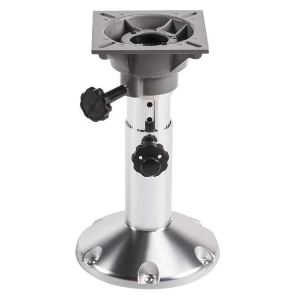 Wise Aluminum Adjustable Post with Spider Mount & Round Base 12"-18" H x 2-7/8" D  • 8WP21-18S