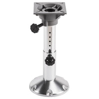 Wise Aluminum Adjustable Post with Spider Mount & Round Base 12"-18" H x 2-7/8" D  • 8WP21-18S