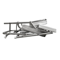 Wise Boaters Value 31" H x 25" W x 23" D White Folding Deck Chair  • 3316-784
