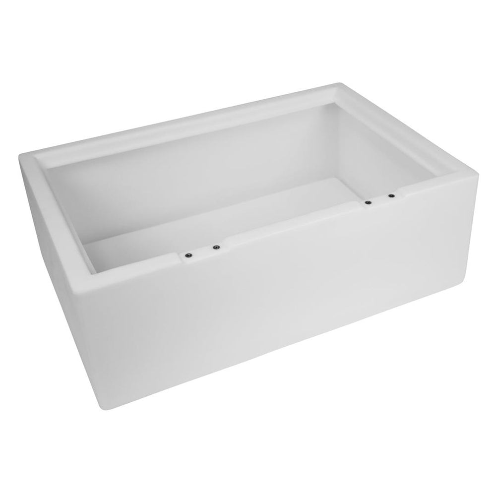 Wise Deluxe Series Pontoon Flip-Flop Bench Seat Base, White  • 8WD125FF-1B-204