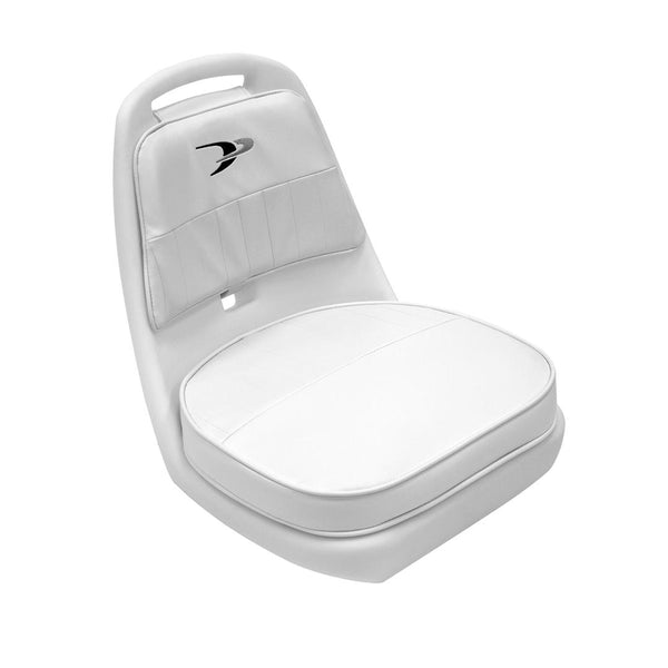 Wise White Pilot Chair with Cushions and Mountain Plate  • 8WD013-3-710