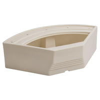 Wise Pontoon 32" Radius Corner - Base Only - Platinum  • BM1146-1B-990