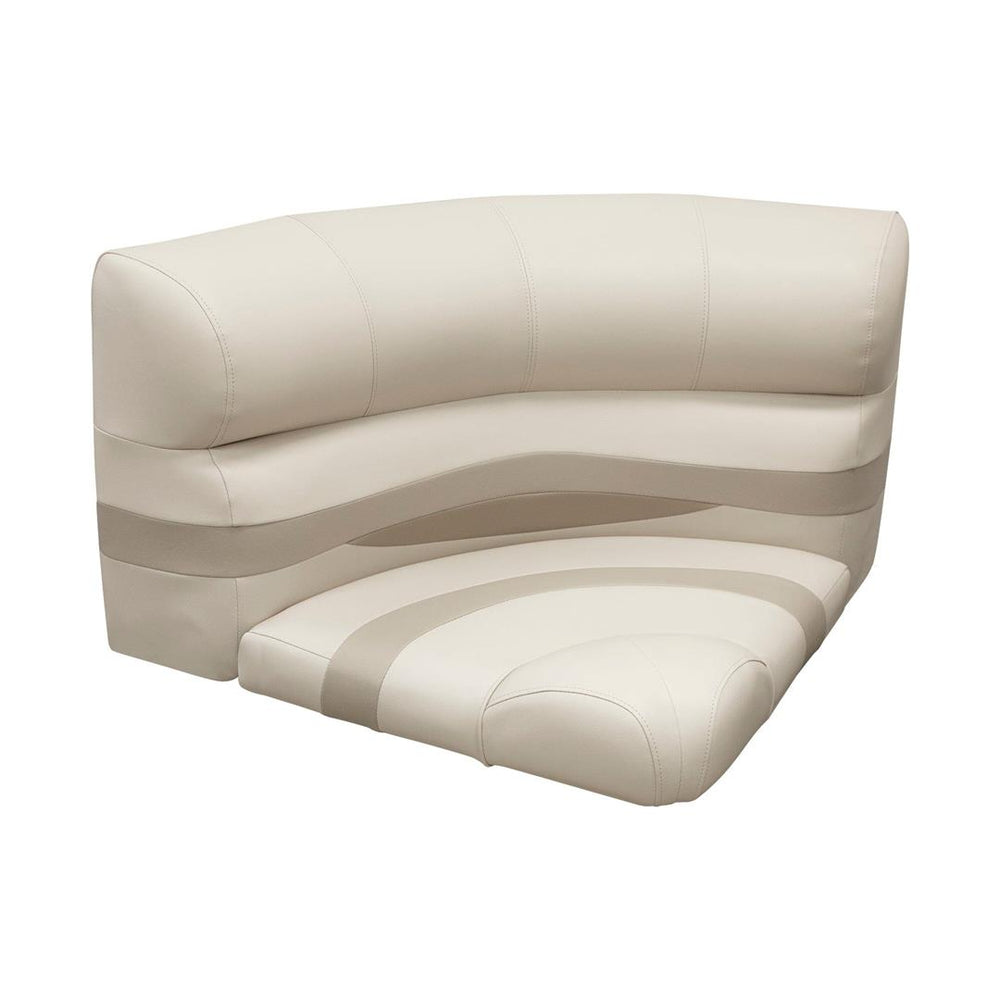 Wise Premier Pontoon 28" Radius Corner Cushion Set, Stone/Mocha Java/Khaki  • BM11028-1066