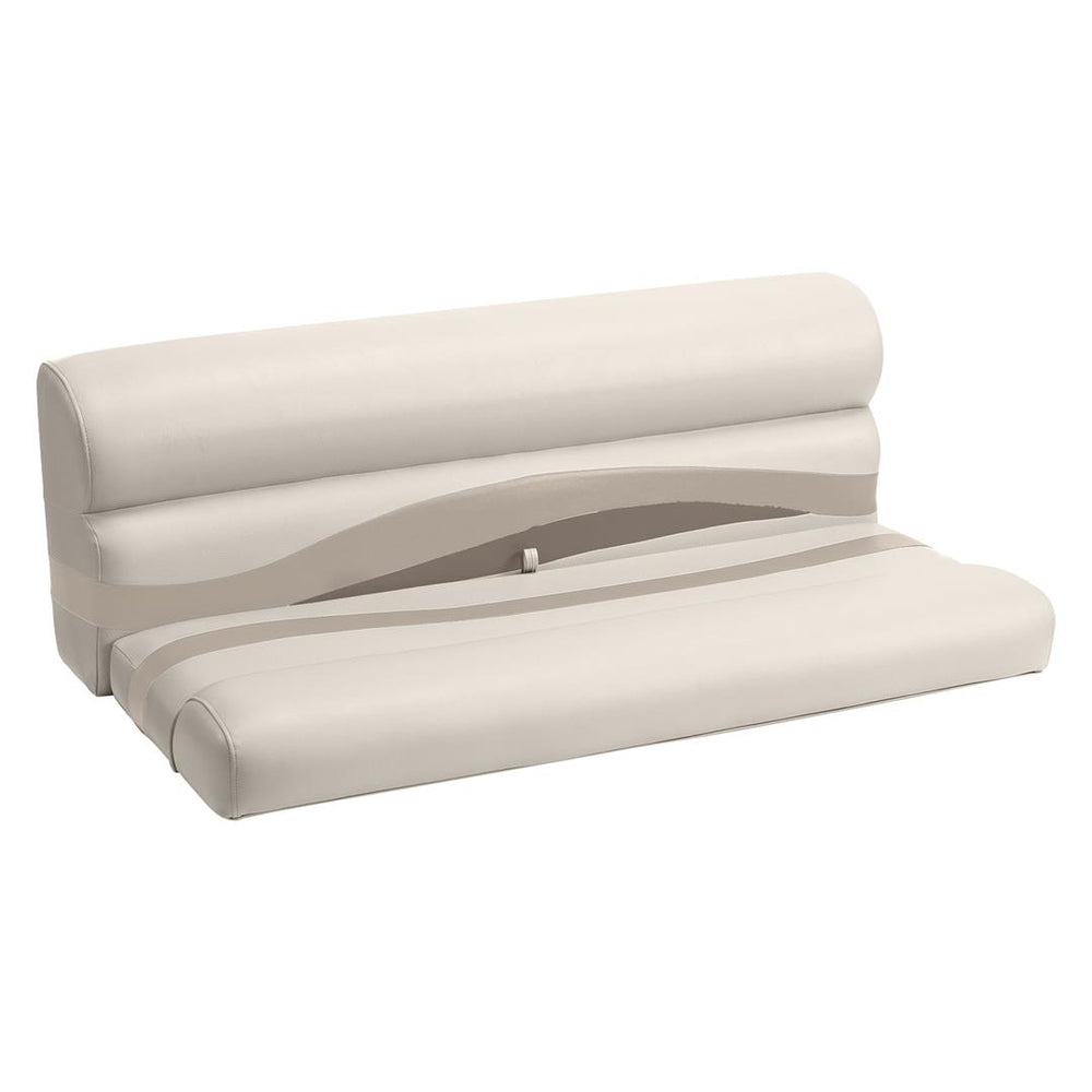Wise Premier Pontoon 50"  Bench Cushion Set, Stone/Mocha Java/Khaki  • BM1145-1066