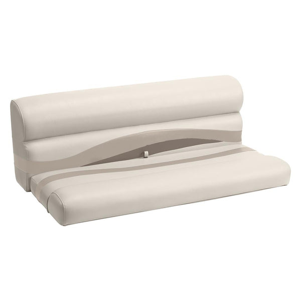 Wise Premier Pontoon 50"  Bench Cushion Set, Stone/Mocha Java/Khaki  • BM1145-1066