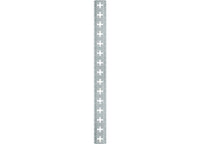 CargoSmart Zinc Horizontal X-Track Rail, 60" x 5"  • 1770