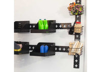 CargoSmart Matte Black Vertical X-Track Rail 60"W x 5"D  • 1788