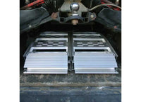CargoSmart 12" W X 90" L Aluminum Folding S-Curve Ramp w/ Treads, 1500 LB Capacity, 2 Pack  • 3018