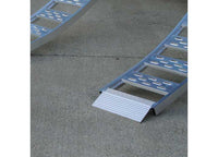 CargoSmart Aluminum Fixed S-Curve Ramp w/ Treads, 1500 LB Capacity, 12" x 90", Pair  • 3021