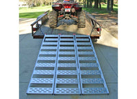 CargoSmart 50" W X 77" L Aluminum Tri-Fold Ramp w/ Treads, 1500 LB Capacity, Single  • 3075