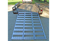 CargoSmart 50" W X 77" L Aluminum Tri-Fold Ramp w/ Treads, 1500 LB Capacity, Single  • 3075