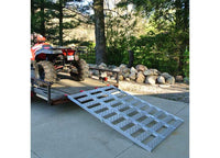 CargoSmart 50" W X 77" L Aluminum Tri-Fold Ramp w/ Treads, 1500 LB Capacity, Single  • 3075