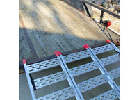 CargoSmart 50" W X 77" L Aluminum Tri-Fold Ramp w/ Treads, 1500 LB Capacity, Single  • 3075
