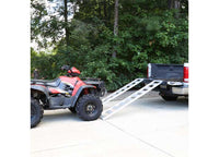 CargoSmart 12" X 78" Aluminum Straight Fixed Ramp w/ Treads, 1,250 LB Capacity, 2 Pack  • 3095